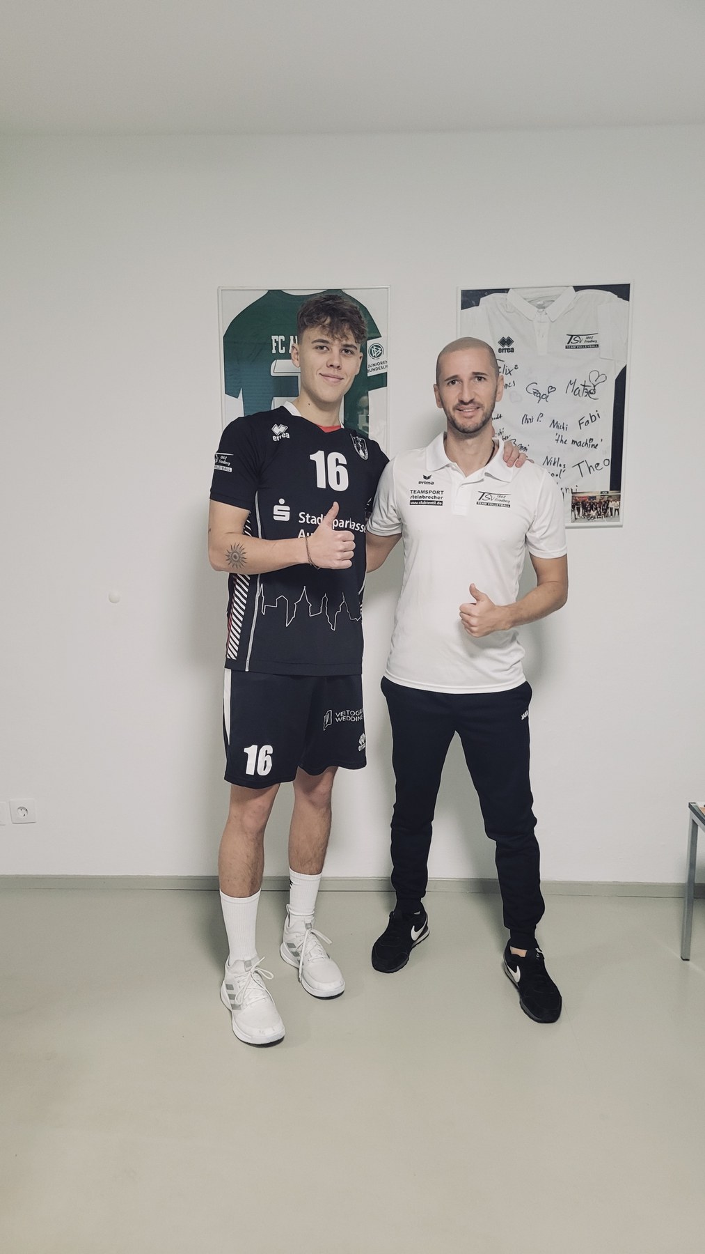 Volleyballspieler wieder einsatzbereit ! 