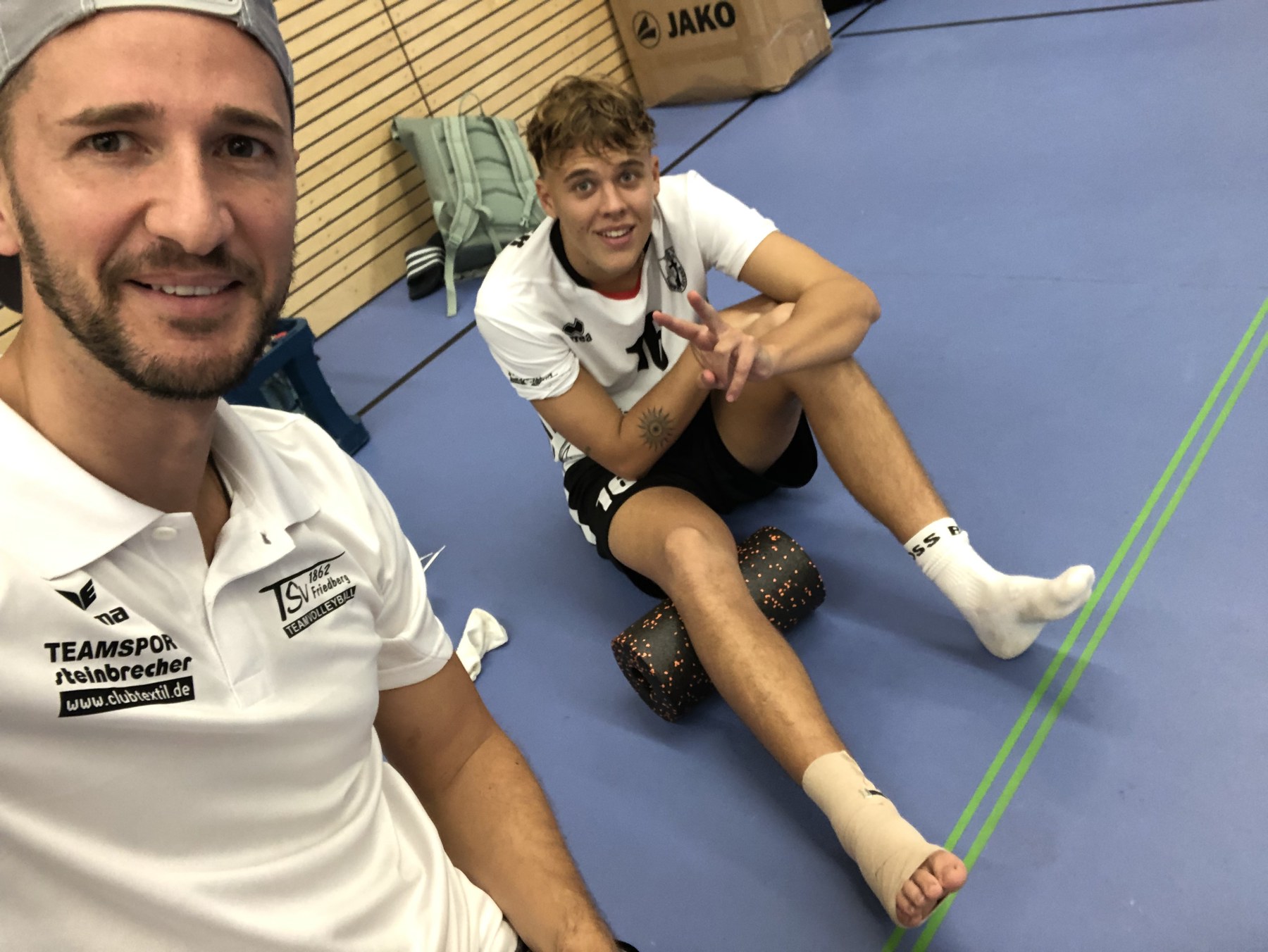 RICE & PT am Volleyball Spiel : ✓